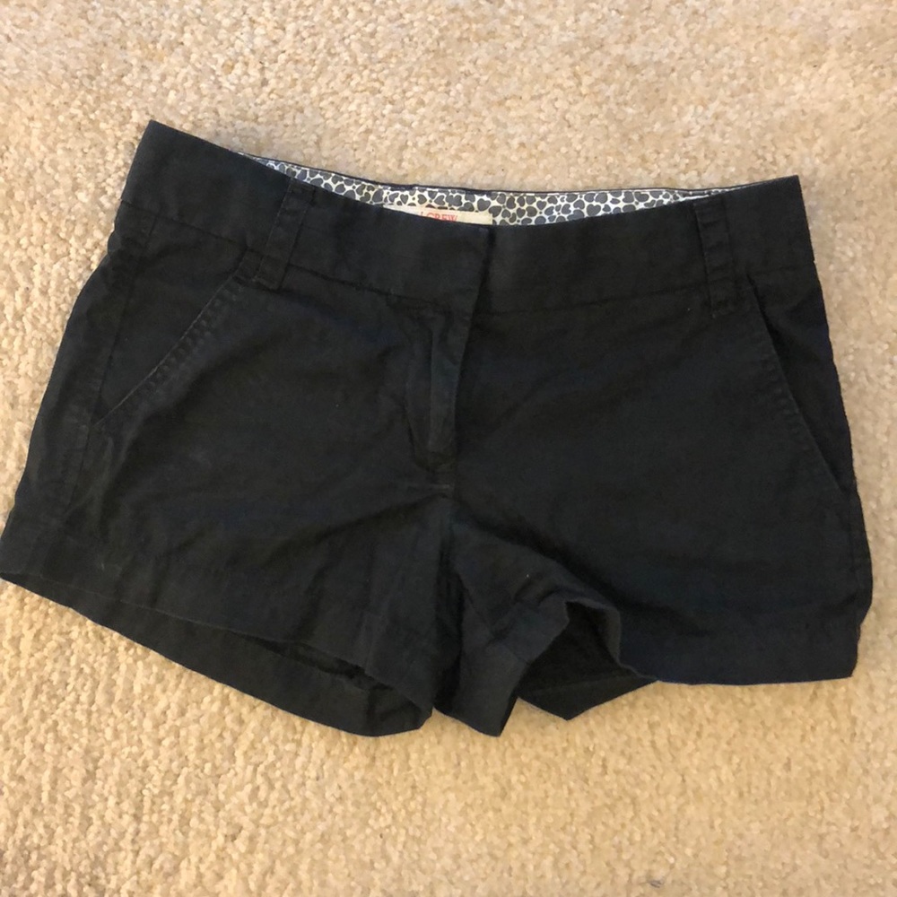 JCREW black shorts